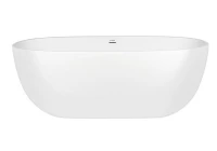 Oltens Stora wanna wolnostojąca 150x72 cm owalna akrylowa biały połysk
